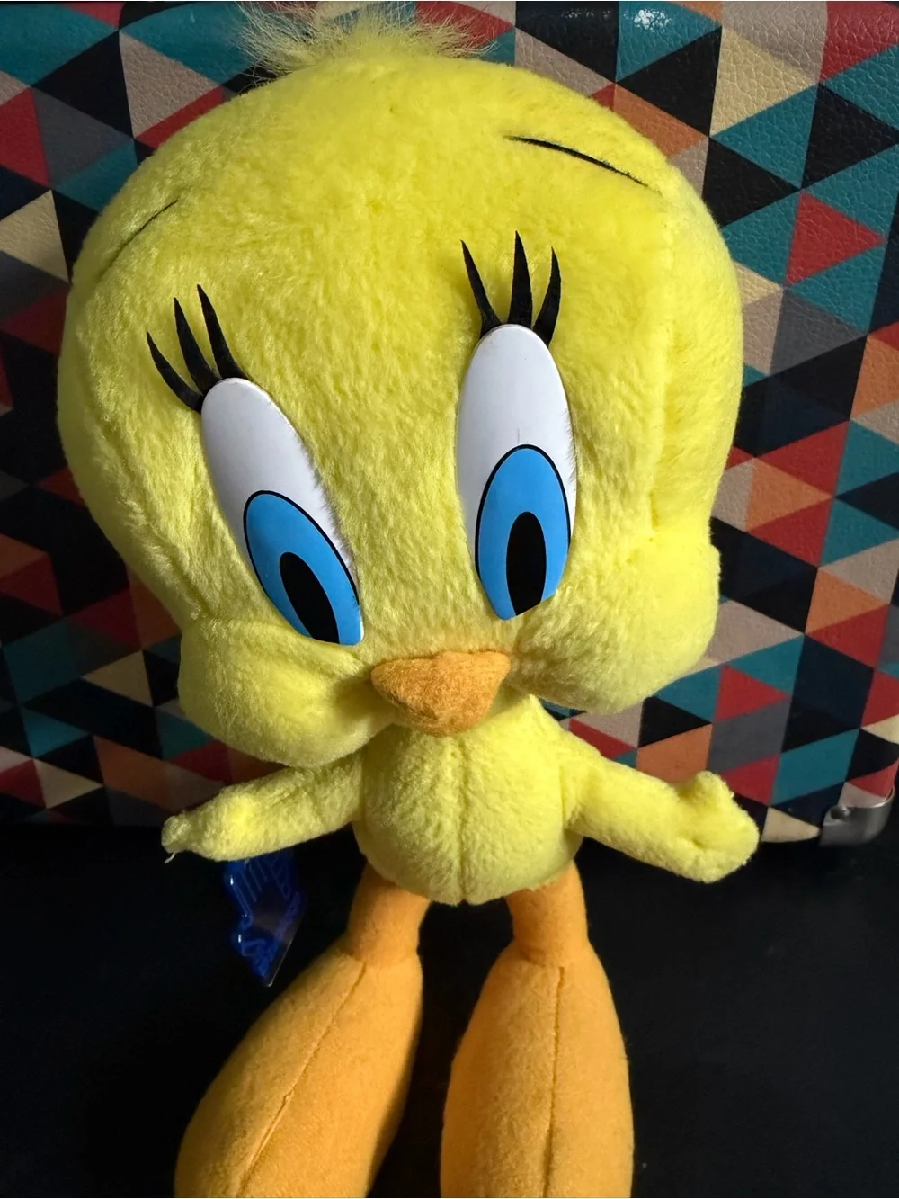 Tweety Bird Yellow Looney Tunes Bendable Posable Plush Applause 1994 Toys Toy